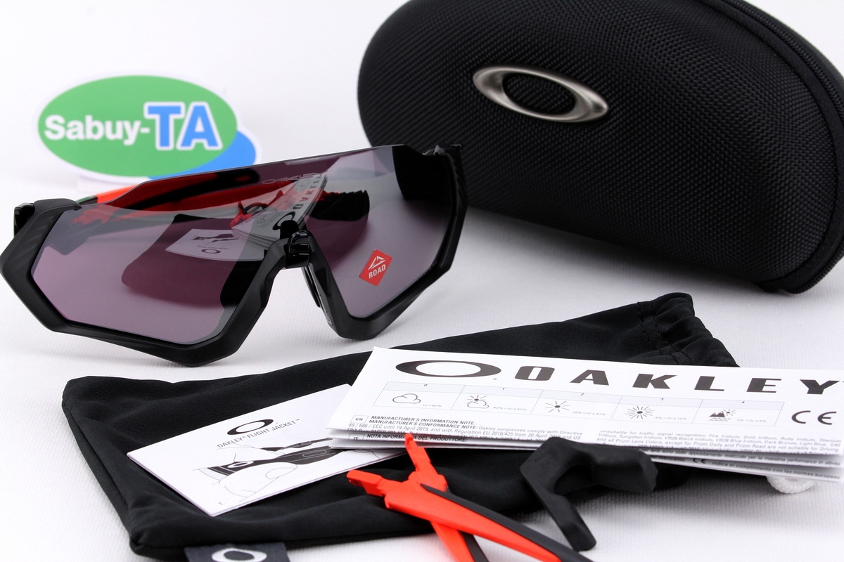 Oakley Flight Jacket Matte Black/Prizm Road Black SKU#OO9401-13