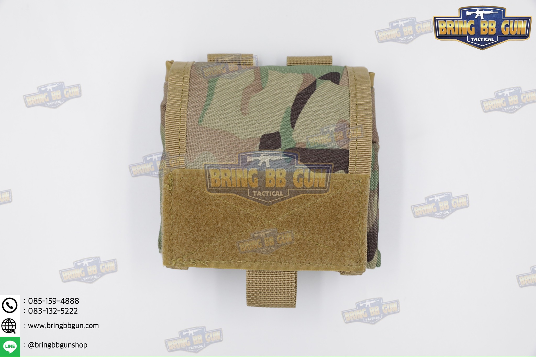 ถุงทิ้งแม็กกาซีนแบบพับได้ B01 (ถุงเก็บอุปกรณ์) (Tactical Storage Bag) (Folding Magazine Recycling Bags) (Drop Pouch) (Dump Pouch)