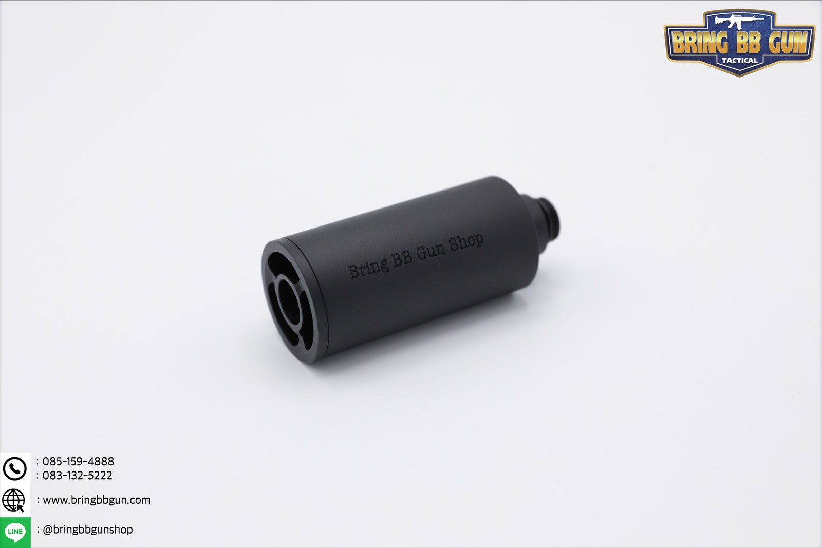 Tracer ยี่ห้อ 5KU รุ่น Spitfire ที่เก็บเสียงสำหรับยิงลูกเรืองแสง (ลูกสีเขียว)