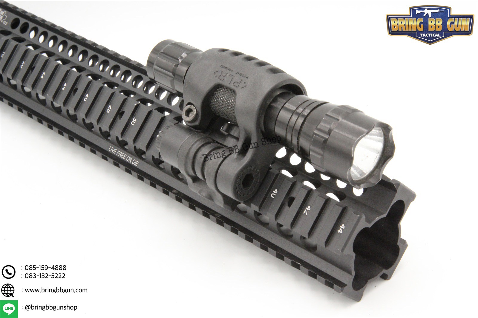 ขาจับไฟฉายติดราง ยี่ห้อ FAB วัสดุ : Nylon