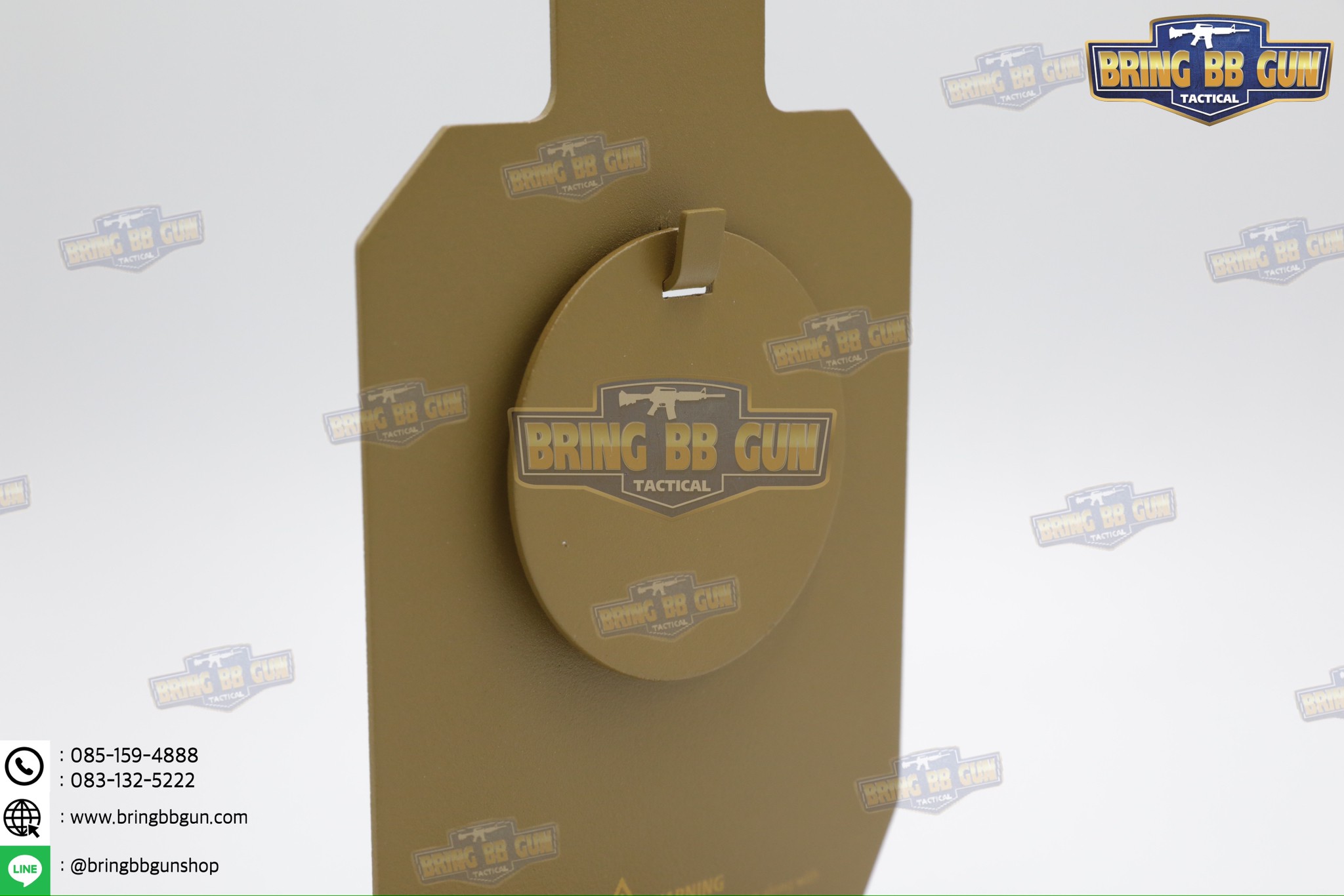 เป้าเพลทเหล็กสำหรับฝึกซ้อมยิงปืนบีบีกัน รุ่น B03 (เป้าซ้อมยิงรูปคนจิ๋ว)