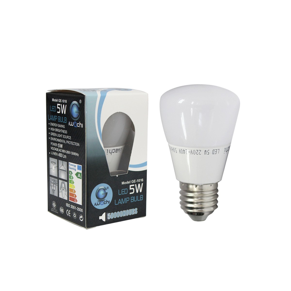 หลอดปิงปอง IWC-BLUB-A-5W แสงขาวและวอร์มไวท์