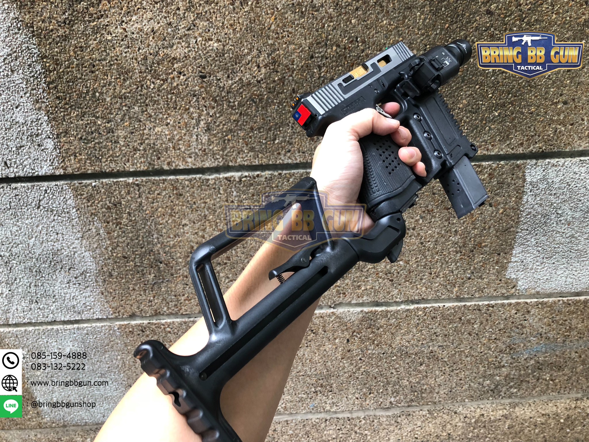 กริ๊ปมือหน้าปืน Glock ทรง Kriss