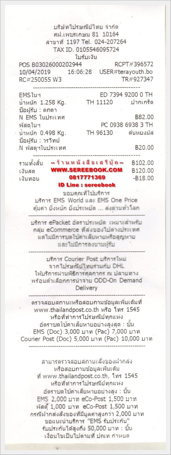 [ ❎ ---- Sold Out ---- ❎ ] [ จัดส่งแล้ว - คุณวรวิทย์ ] นิกกับพิม - ว.ณ ประมวญมารค