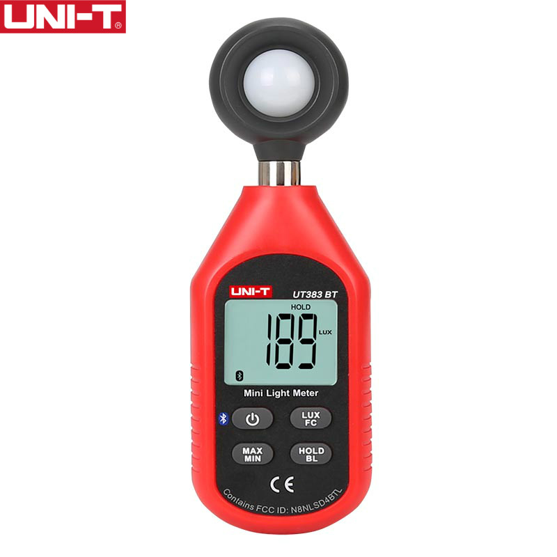 UNI-T UT383BT เครื่องวัดความเข้มแสง เชื่อมต่อแอพ ผ่านบลูทูธได้ ลักซ์มิเตอร์ ความสว่างแสง มิเตอร์วัดแสง