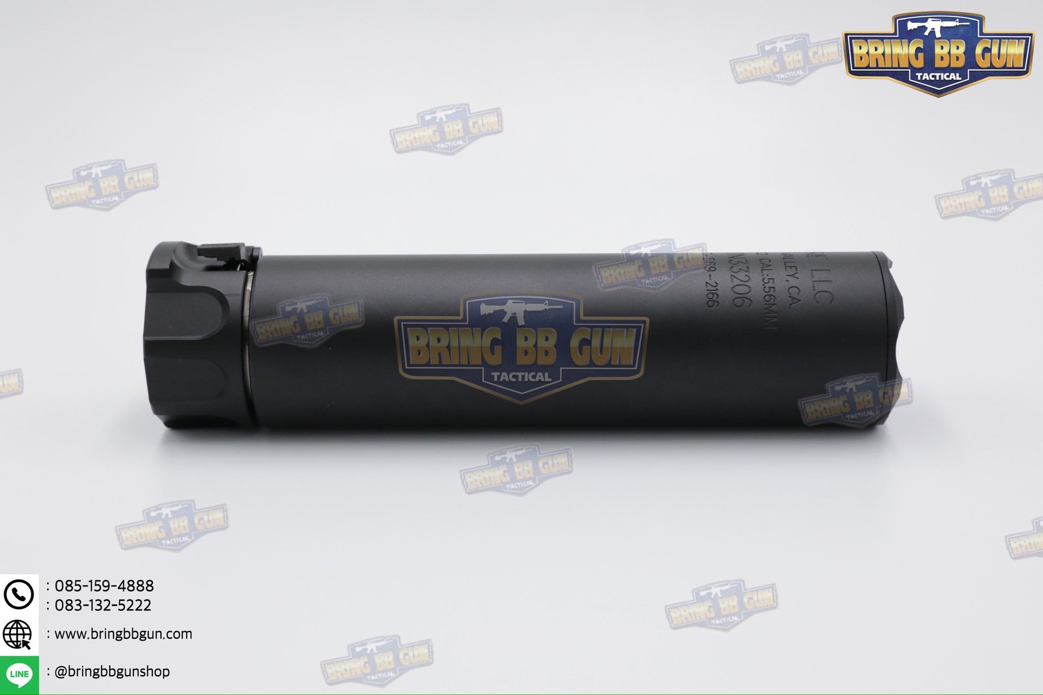 เก็บเสียง+ปลอกลดแสง ยี่ห้อ Surefire รุ่น Socom556 (6") (SOCOM556-RC2 & 4-Prong Flash Hider) (Fast-Attach Sound Suppressor)