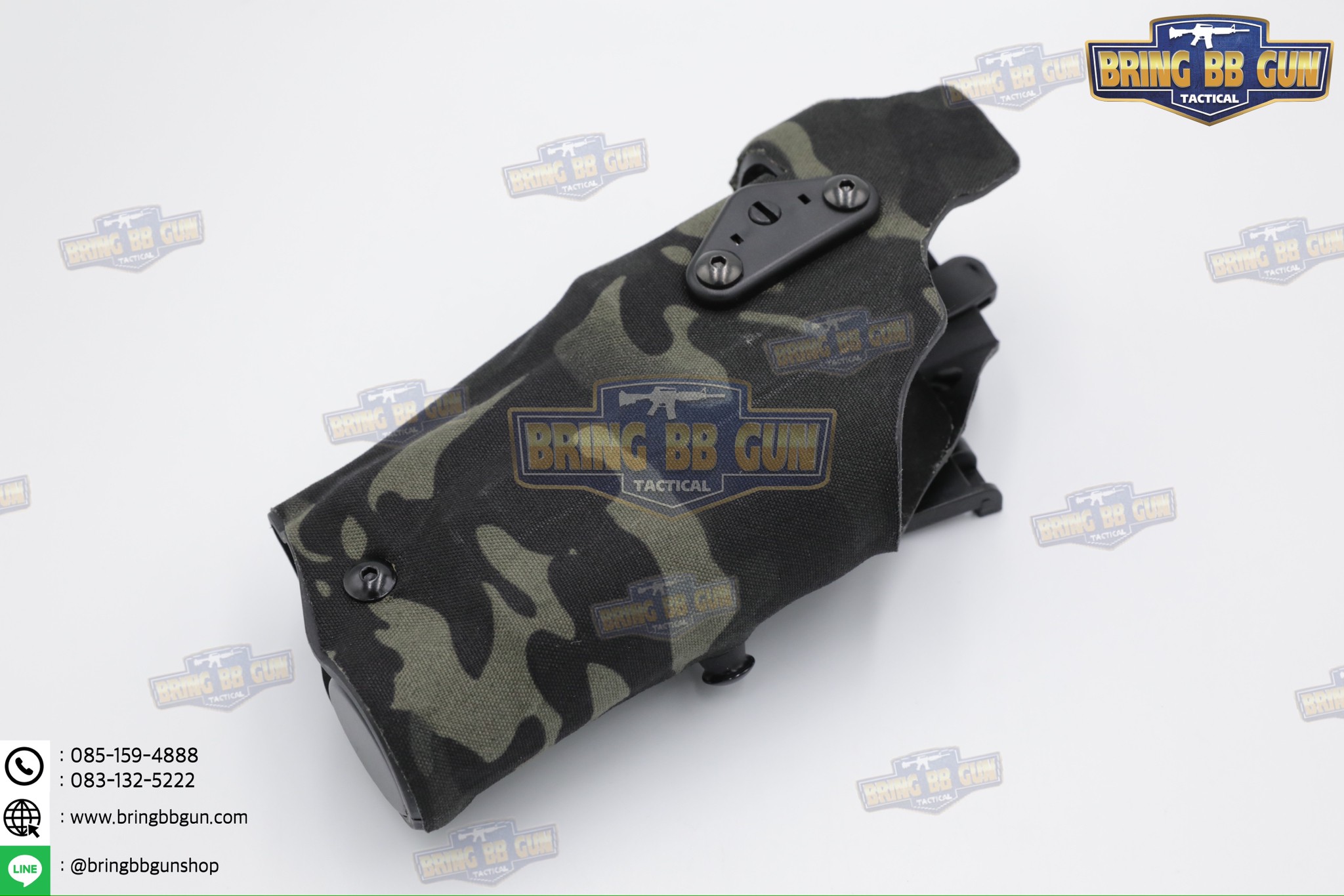 ซองปืนพกนอกปลดนิ้วโป้ง สำหรับGlock และ ไฟฉาย (Glock 17 + X300) ◾มือซ้าย◾