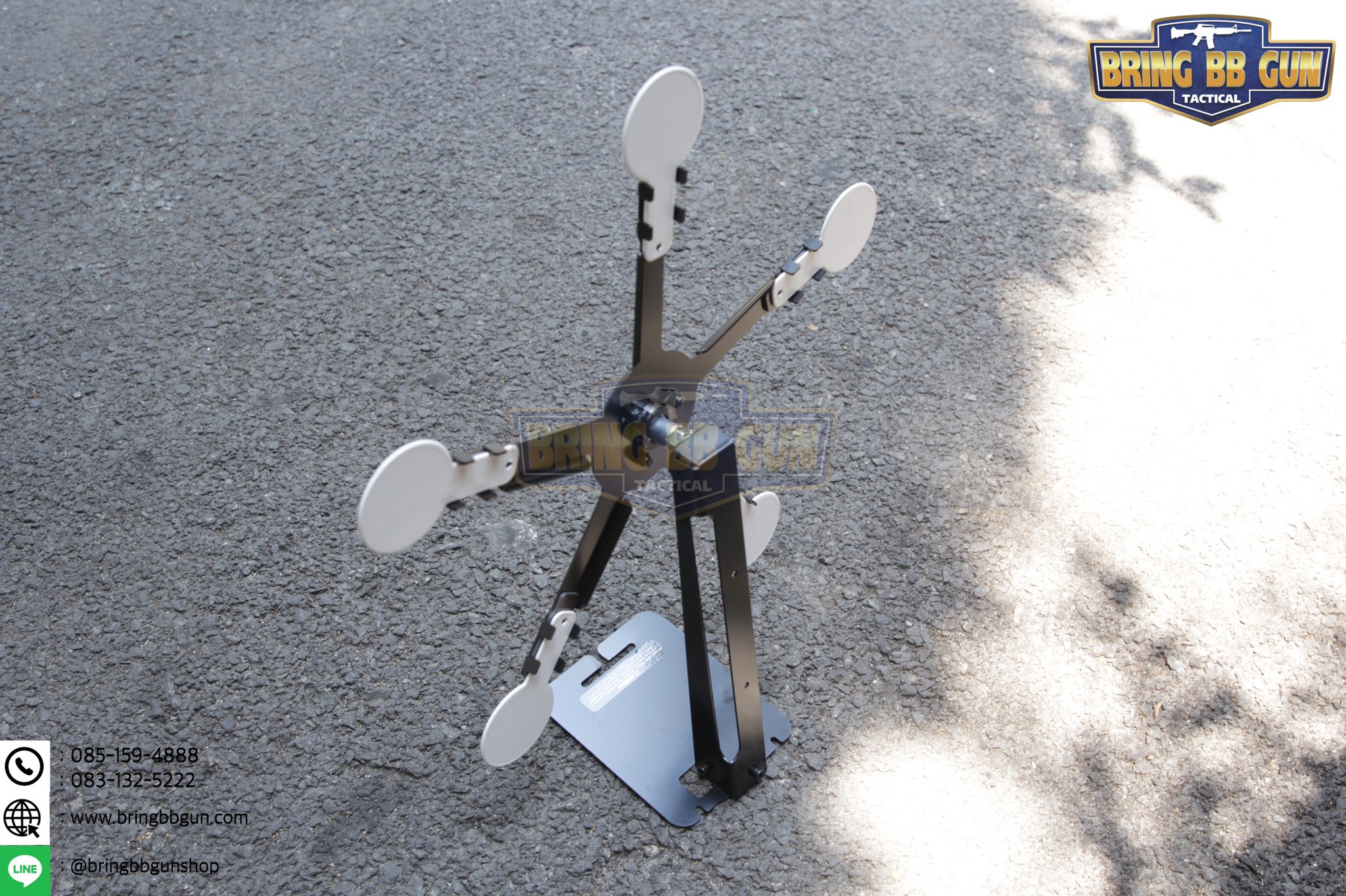 เป้าเพลตเหล็กสำหรับฝึกซ้อมยิงปืนบีบีกัน รุ่น Texas Star (The Texas Star)