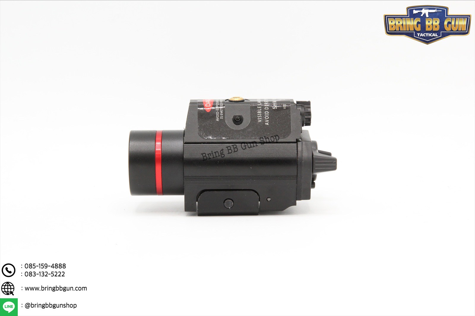 ไฟฉาย และ เลเซอร์ (สีแดง) ติดปืน รุ่นM6อลูมิเนียม