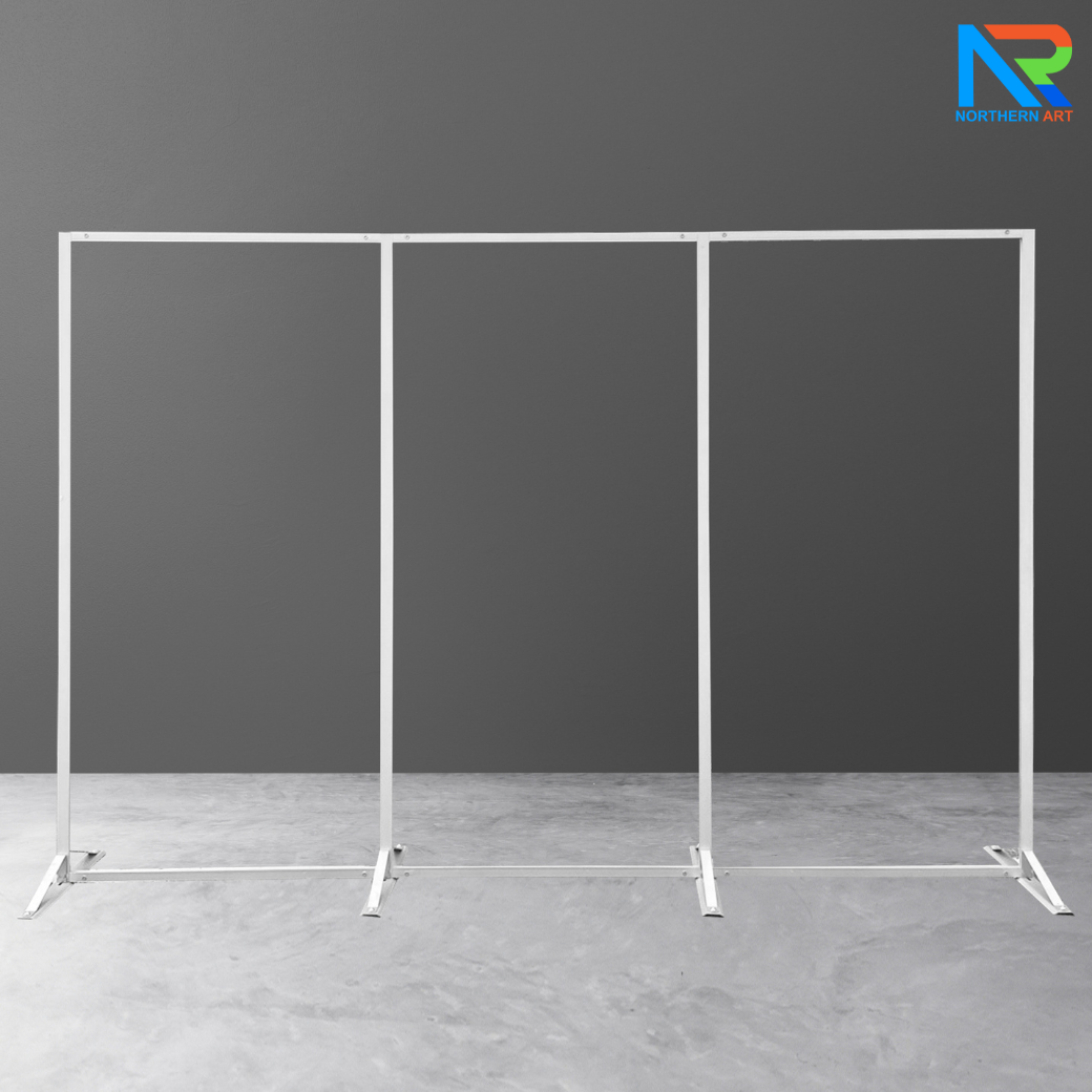 เช่าบอร์ดนิทรรศการ แบบตั้งต่อเนื่อง ตั้งแต่ 3 บานขึ้นไป ขนาด (W)597 x (D)50 x (H)201 พร้อมขาตั้ง โครงอะลูมิเนียม ถอดประกอบได้