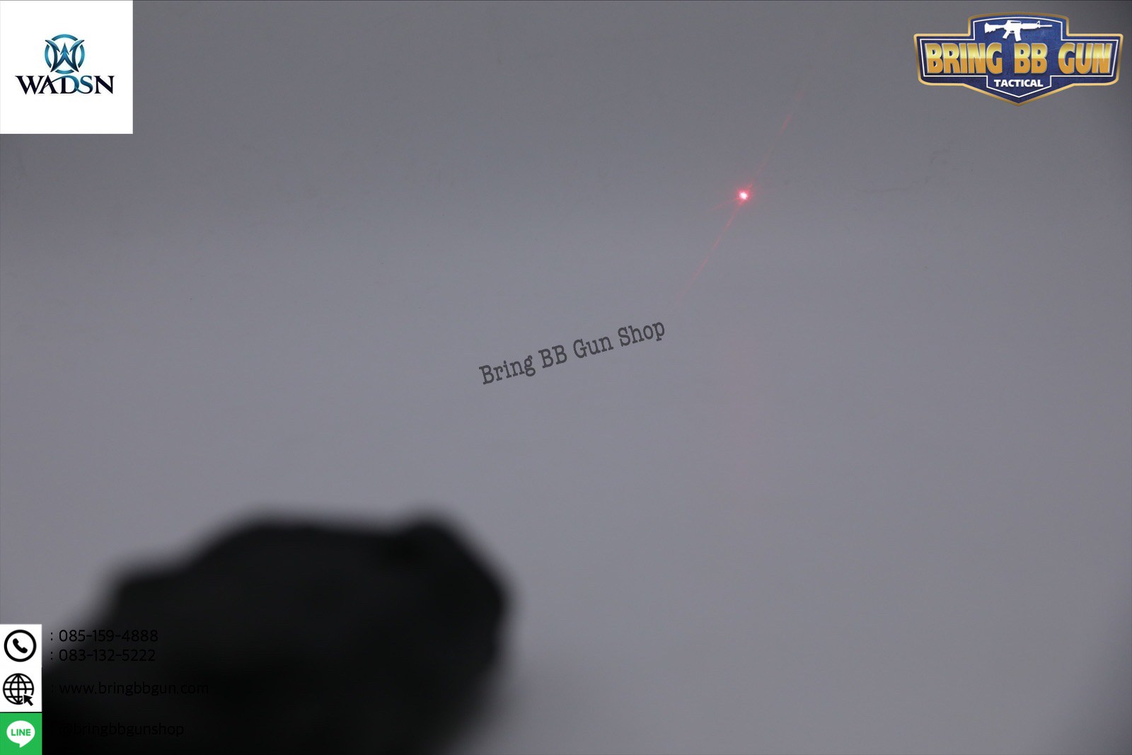 กล่องAN/PEQ-15A รุ่น DBAL-A2 (เลเซอร์ชี้เป้าอย่างเดียว) ยี่ห้อ WADSN รุ่น บอดี้พลาสติก (Dual Beam Aiming Laser - Advanced2)