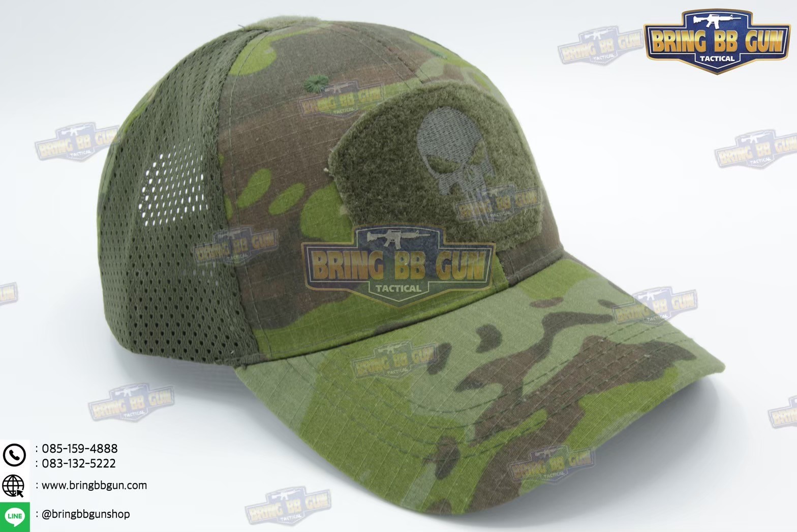 หมวกแก๊ป Punisher (หมวก Cap กะโหลก)