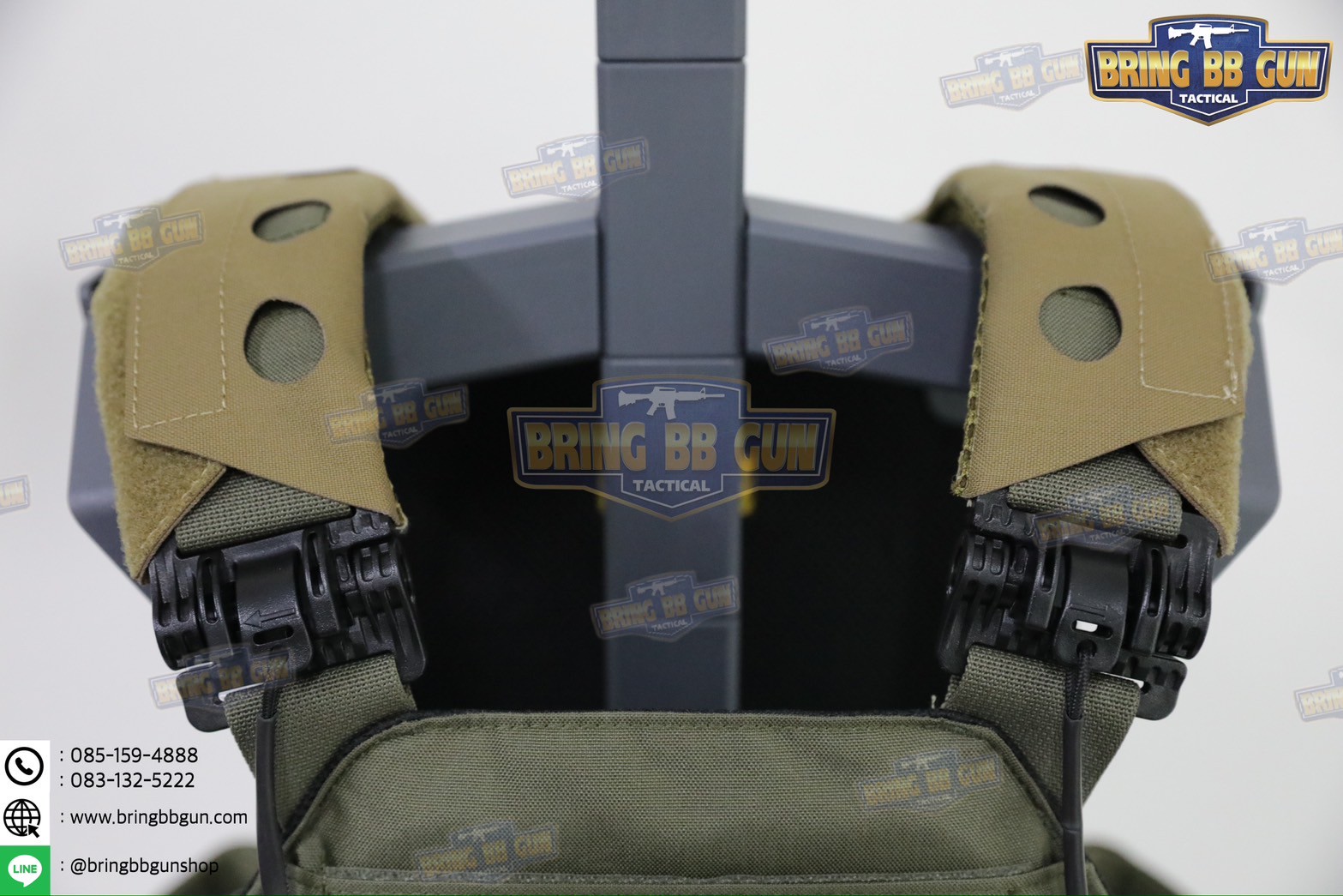 รองบ่าติดเสื้อเวส ทรง Ferro (แผ่นฟองน้ำรองบ่า) (แผ่นรองไหล่) (Shoulder Pads)