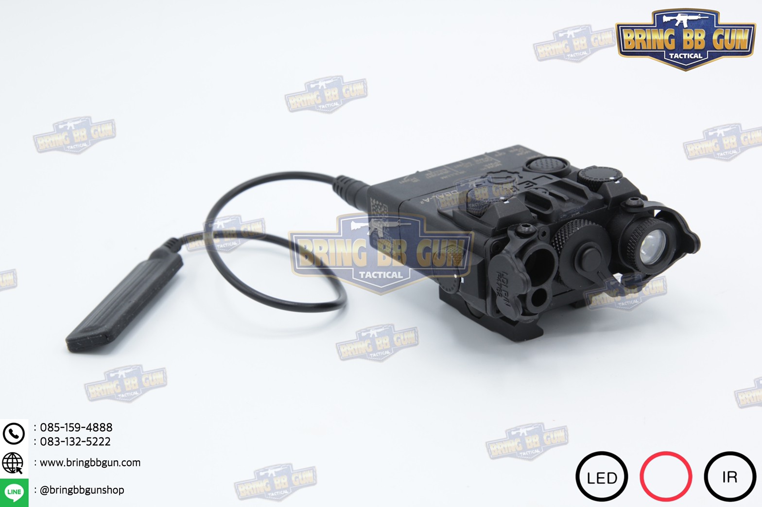 กล่องANPEQ-15A รุ่น DBAL-A2 บอดี้พลาสติก (Dual Beam Aiming Laser - Advanced2)