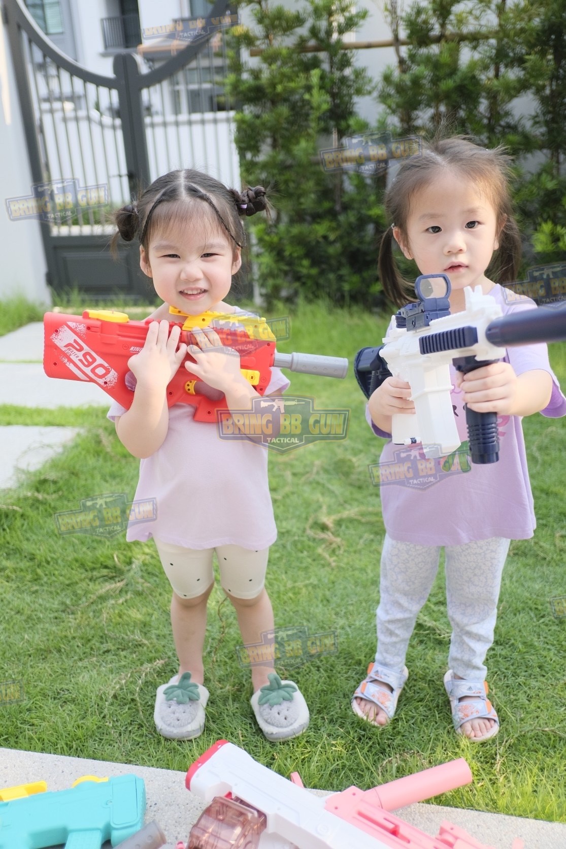 ปืนฉีดน้ำไฟฟ้า รุ่น HK416 (ปืนฉีดน้ำของเล่น) (ปืนฉีดน้ำอัตโนมัติ) (ยิงได้ต่อเนื่อง)