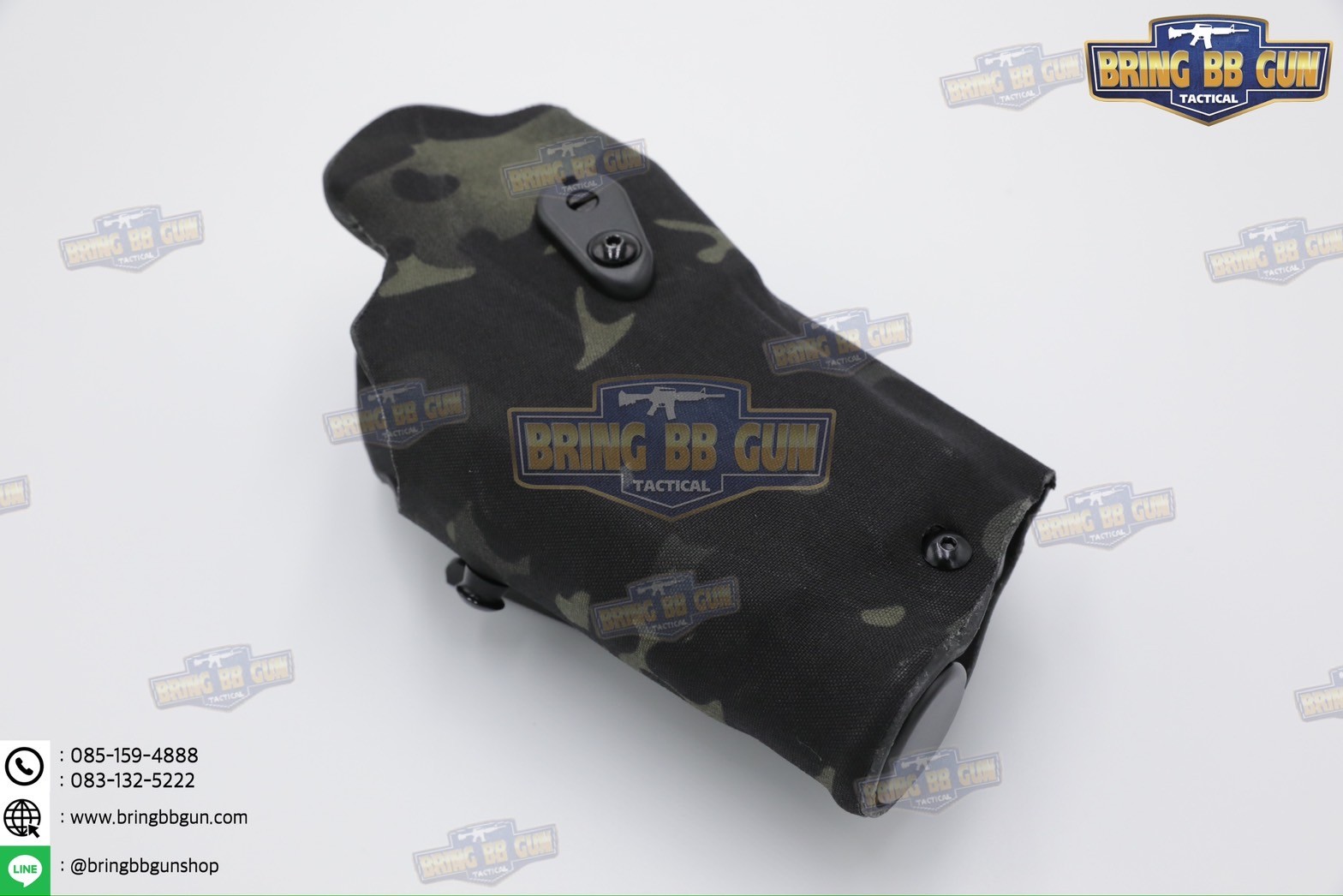 ซองปืนพกนอกปลดนิ้วโป้ง Sig Sauer P320 + ช่องไฟฉาย (ซองปืน 6354DO) (6354 DO) (P320 + X300)