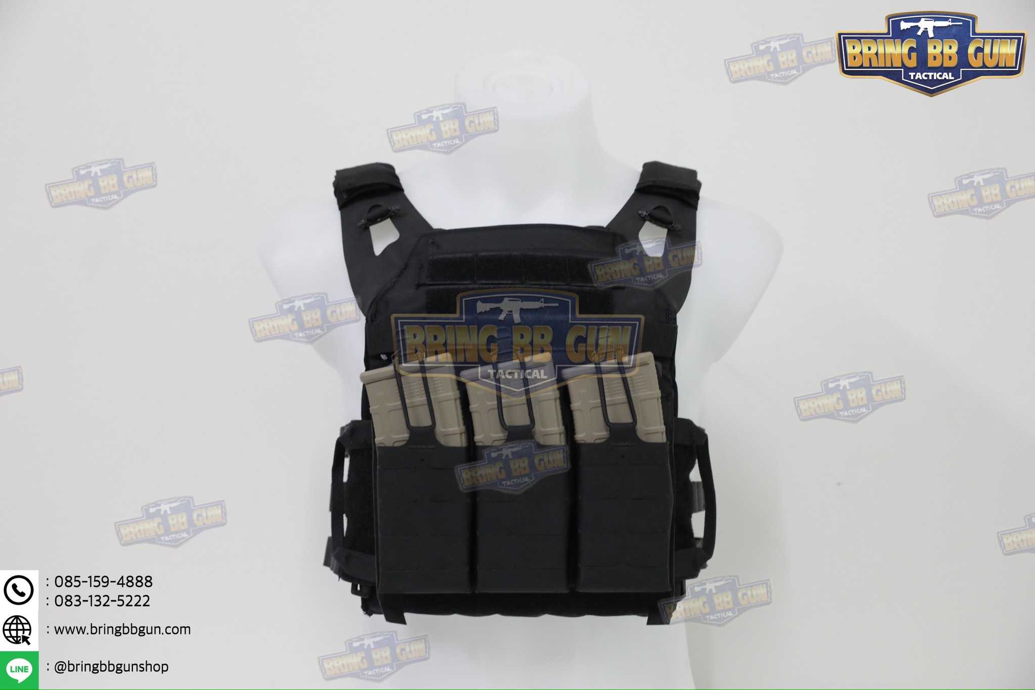 เสื้อเวส JPC 2.4 (เสื้อเวส JPC 2.0 + เพ้าแม็กกาซีน KTAR (5.56 แบบ3ช่อง)) (JPC 2.4 Plate Carrier) (JPC 2.0 + KTAR Front Flap)