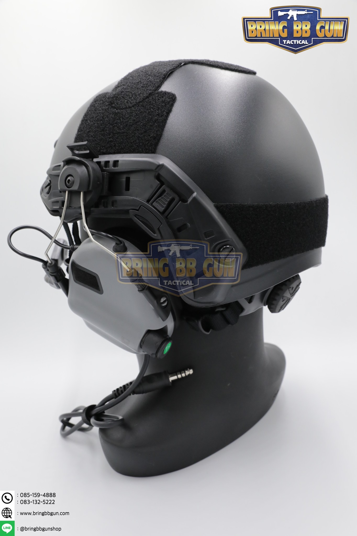 Helmet Rail Suspension Bracket (อแดปเตอร์ขาจับหูฟังใส่รางข้างหมวกฟาส)