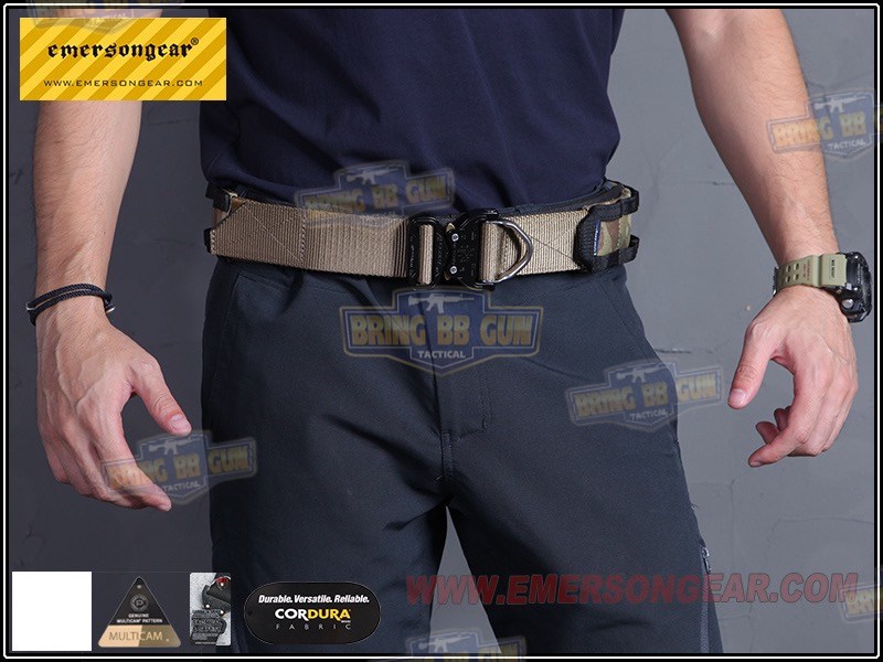 เข็มขัดยุทธวิธี รุ่น Cobra 2ชั้น (EmersonGear COBRA 1.75-2inch One-pcs Combat Belt) (Battle Belt) (War Belt)