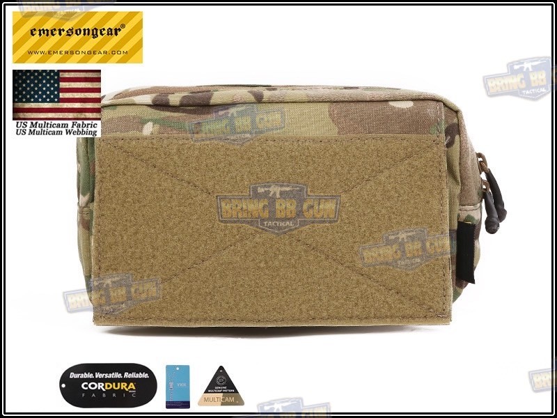 กระเป๋าจิงโจ้ติดเสื้อเวส ทรงสี่เหลี่ยม ยี่ห้อ Emerson (Emersongear Tactical Action Pouch) (Armor Carrier Drop Pouch) (Lower Accessories Pouch) (Drop Pouch)