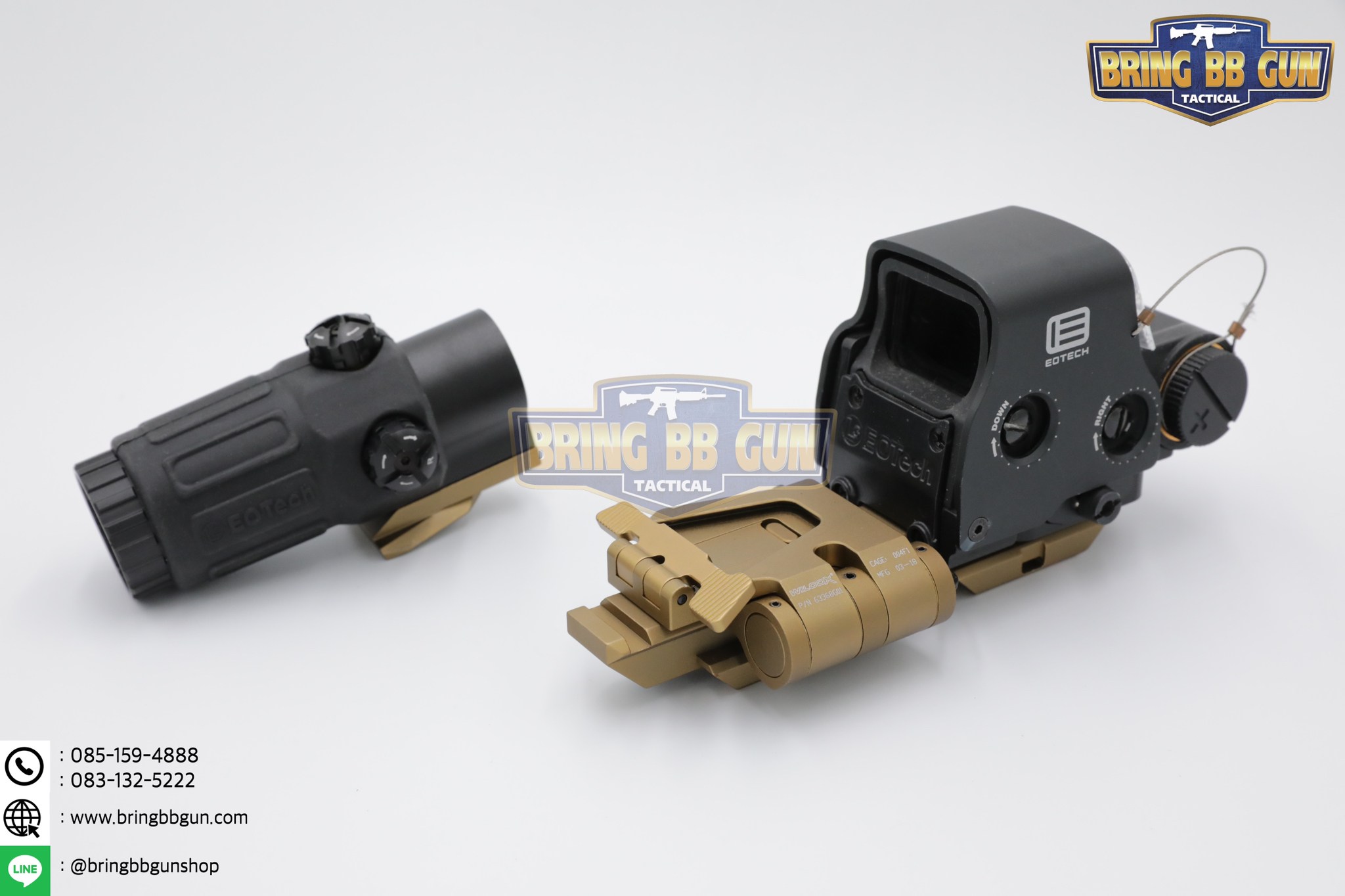 ชุดขายกสูง ดอท+ซูมหลังดอท Wilcox (Side Flip Mount Set for G33) (Wilcox Type Side Flip G33 mount Set)