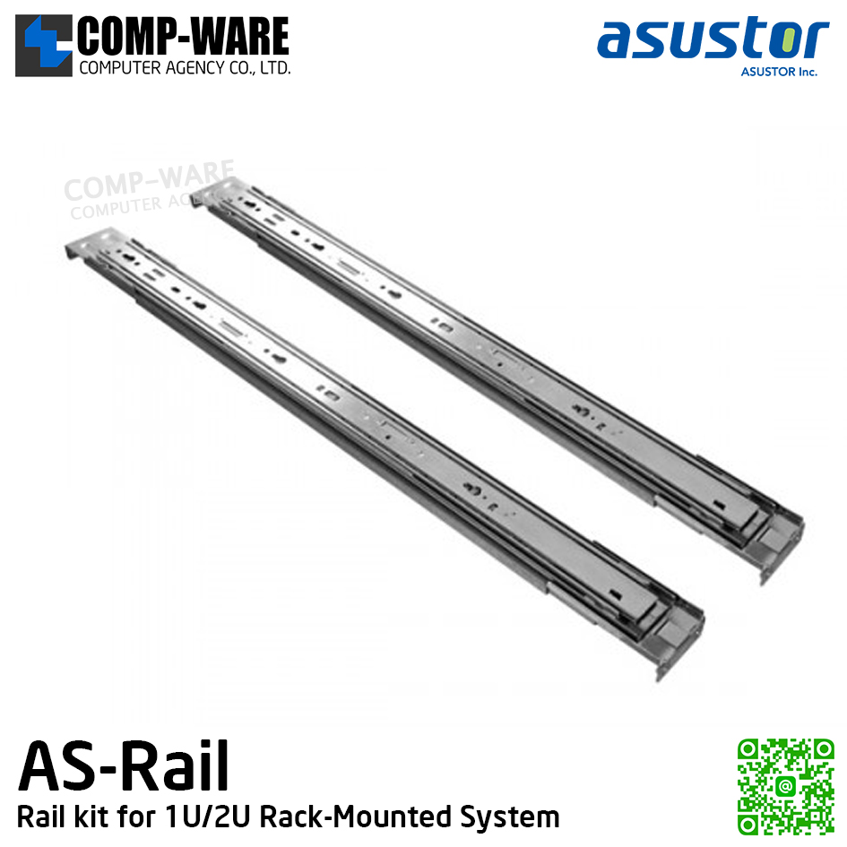Asustor Rack Mount Models (AS-Rail) Rail Kit