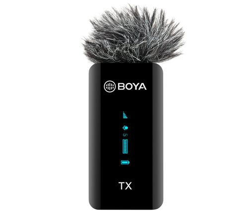 Boya BY-XM6-S2 ไมค์ไร้สาย 2 ตัวส่ง 1 ตัวรับ แบบคลื่นความถี่ 2.4GHz