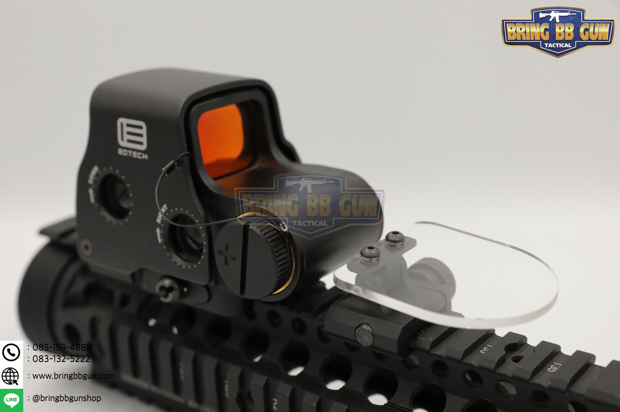 แผ่นอะคริลิคกันดอทแตก แบบจับราง20mm.