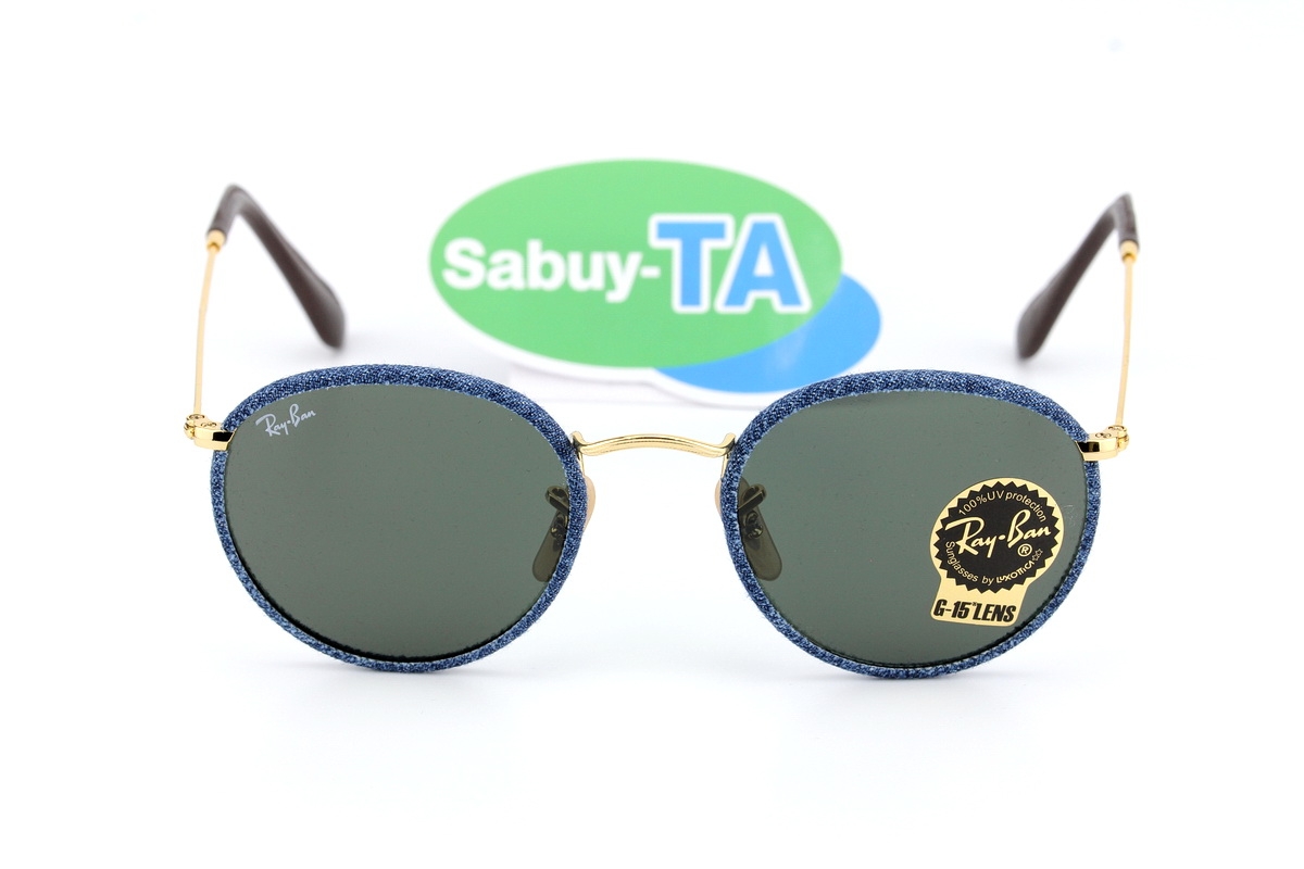 RayBan Round Craft RB3475Q 919431 Jeans and Leather