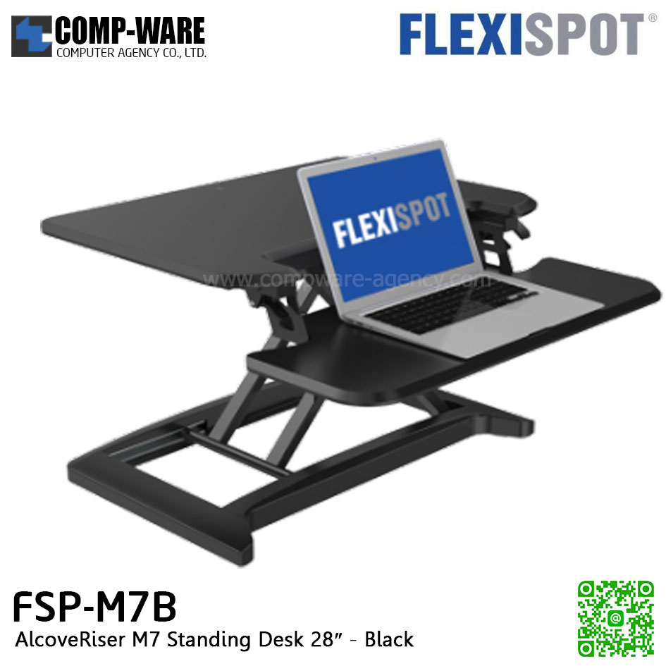 Flexispot FSP-M7B AlcoveRiser M7 Standing Desk 28″ (Black)