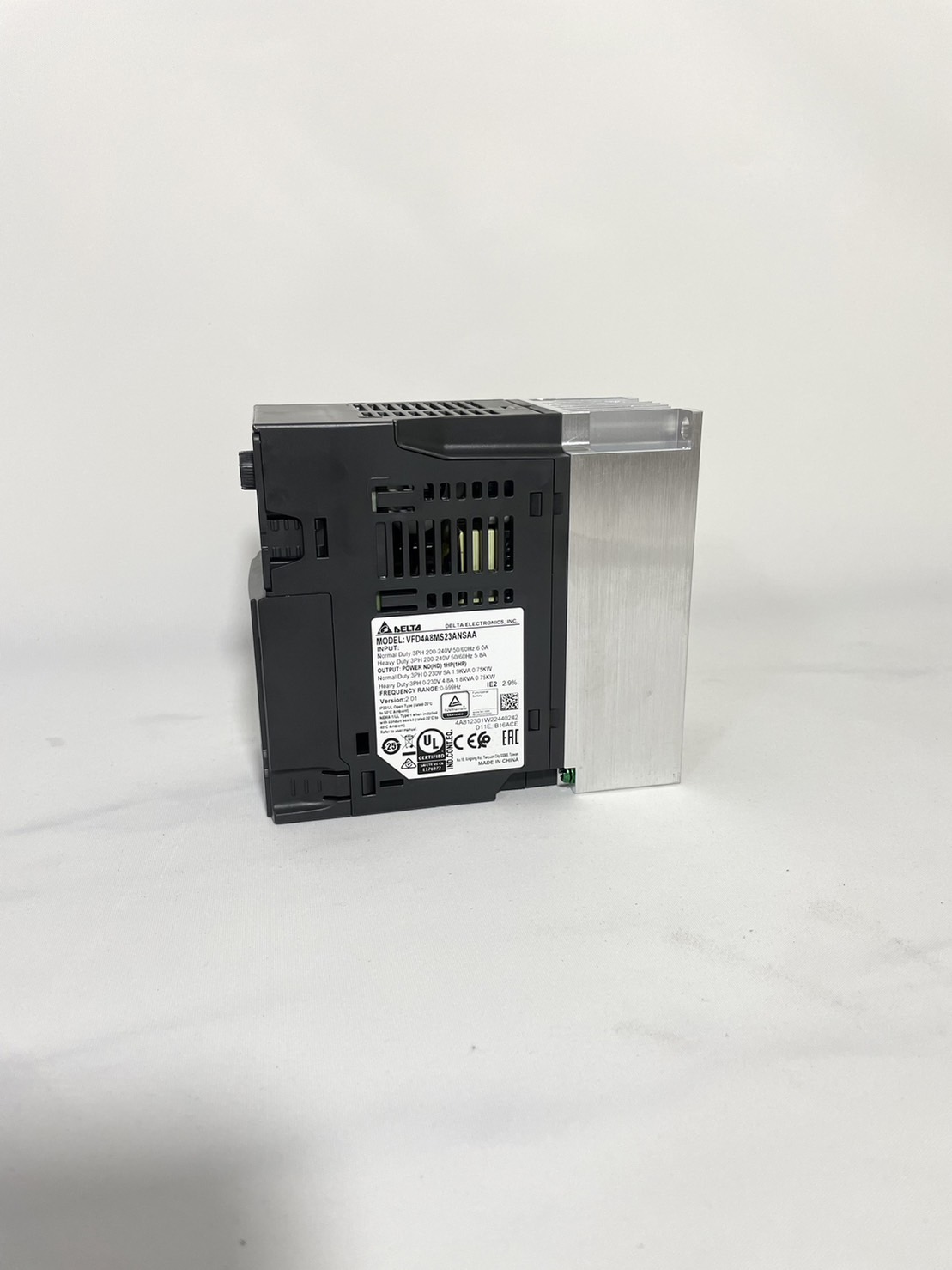 Delta Inverter MS300 VFD4A8MS23ANSAA 1HP 0.75kW Input 220V 3-Phase Output 220V 3-Phase