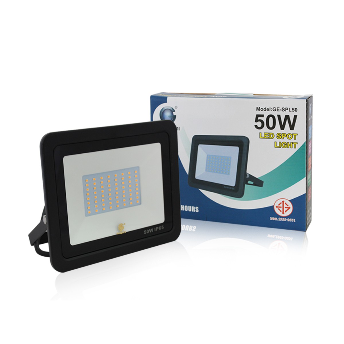 IWC-SPL-SMD-50W สปอร์ตไลท์ รุ่นบาง แสงขาวและแสงวอร์มไวท์