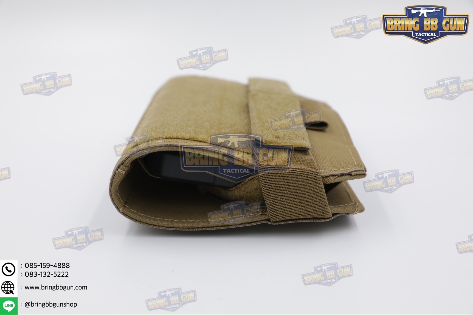 Tactical Phone Pouch เคสโทรศัพท์ติดเสื้อเวส ทรง Admin Pouch (Folded Navigation Board) (Navboard Fliplite Chest Smartphone Mount)