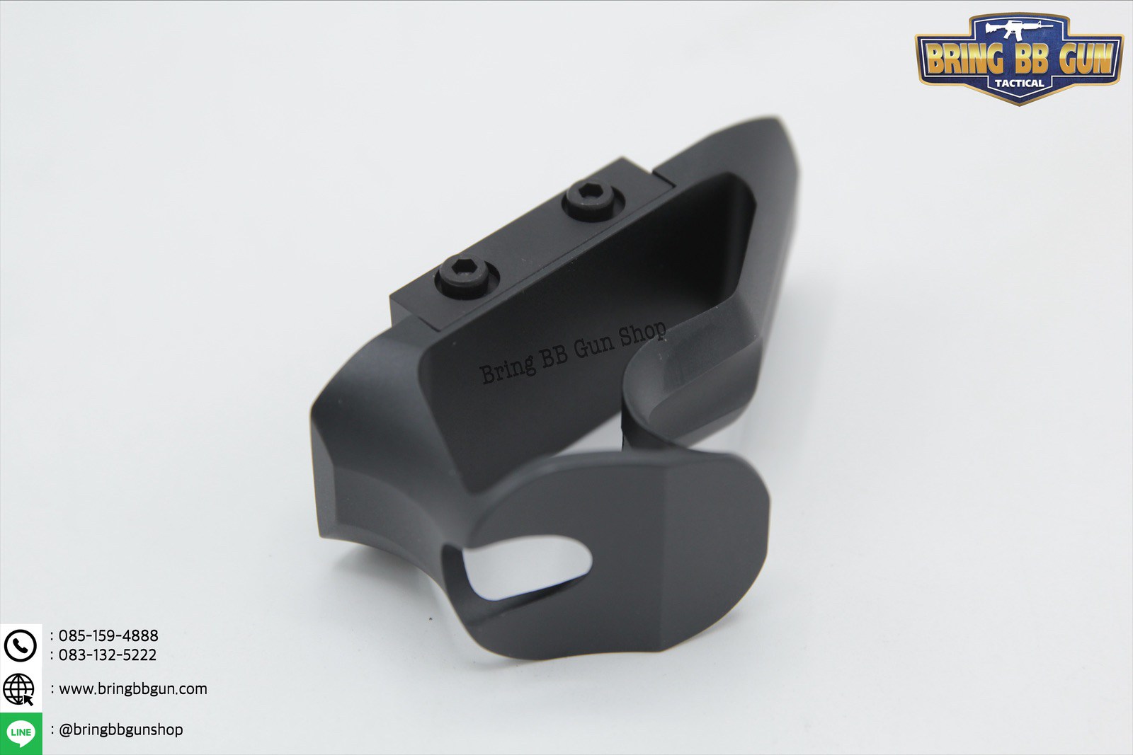 กริ๊ปมือหน้า Fortis (Front Grip Fortis) รุ่น สั้น ระบบราง Picatinny (ราง22มิล)