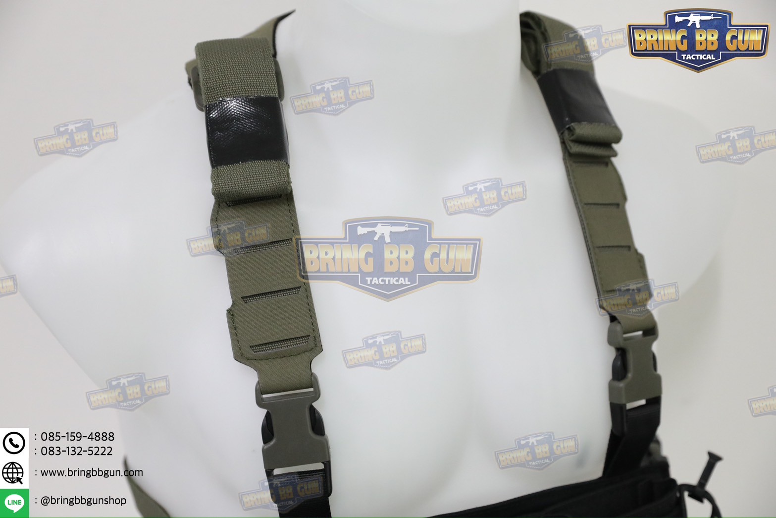 สายโยงบ่า (Chest Rig Harness) (สายโยงบ่าแบบแต่ง)