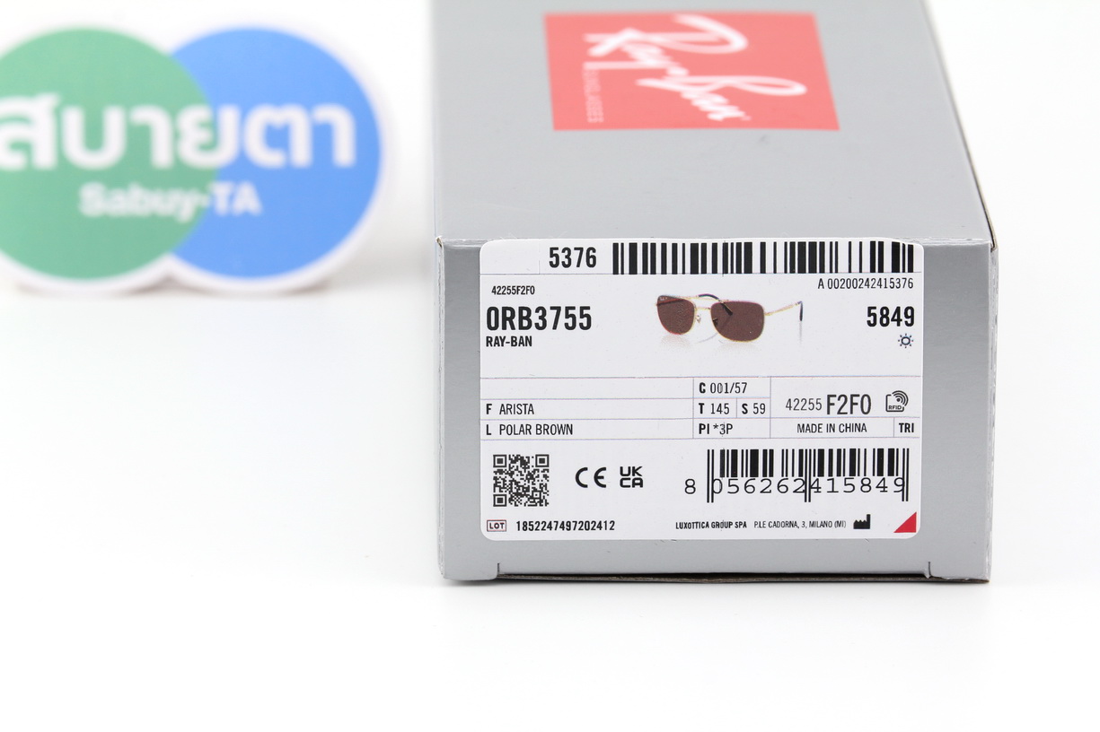 RayBan RB3755 001/57 Polarized Lens