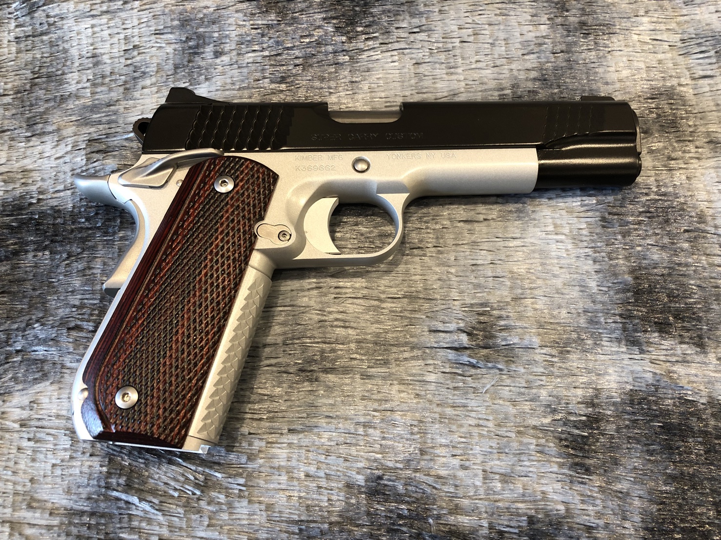 [ปืนฝากขายมือสอง] Kimber .45 1911 Super Carry Custom สภาพดีมาก ยิงน้อย เน้นนอนกล่อง ทูโทนสวยๆ งานคัดเกรด ตัวจริงสวยสุดๆ