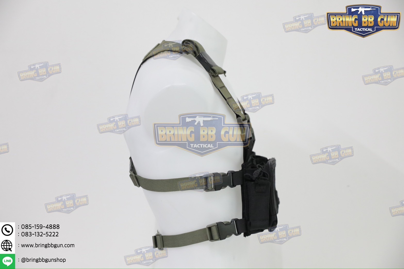 สายโยงบ่า (Chest Rig Harness) (สายโยงบ่าแบบแต่ง)