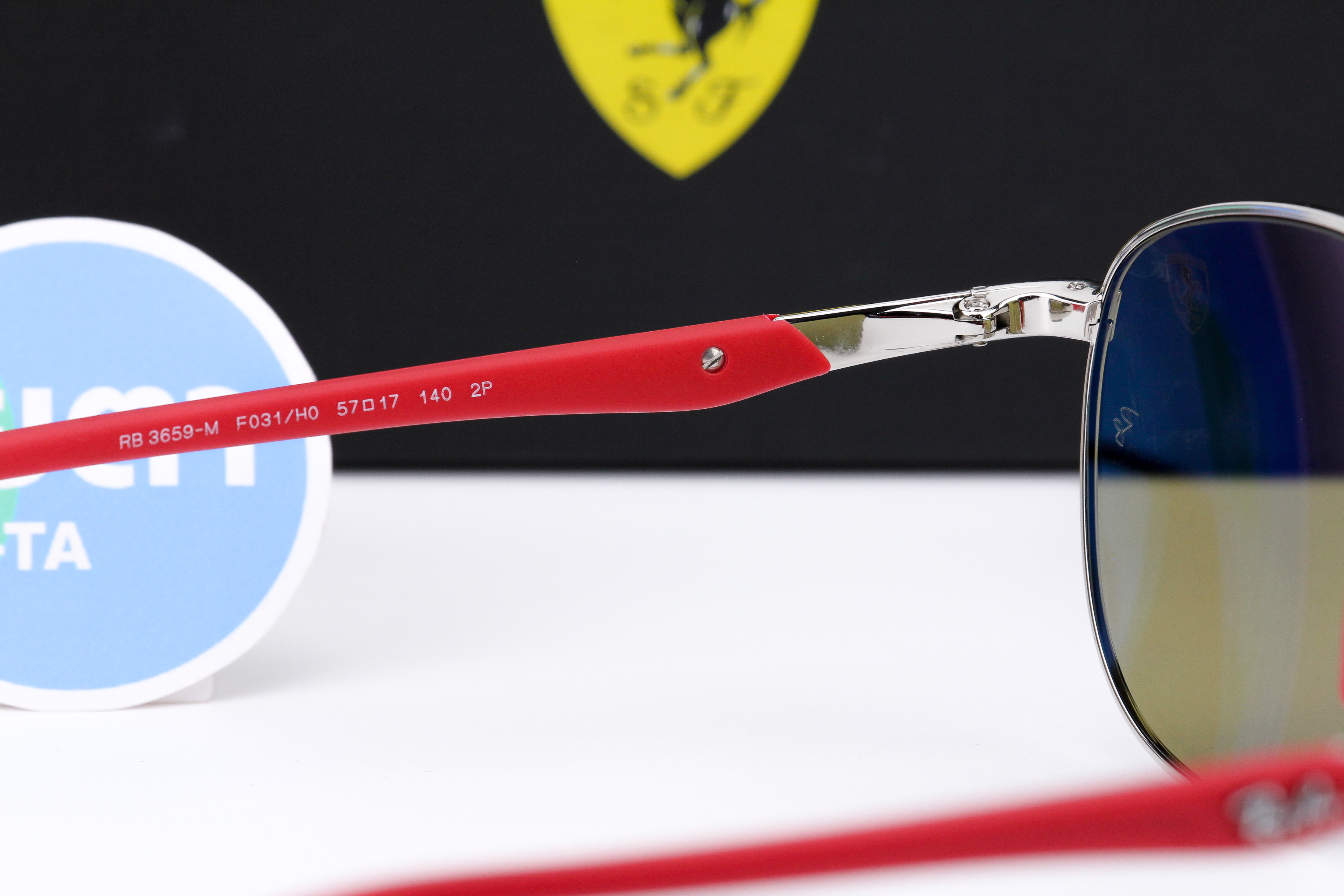 RayBan Ferrari Collection RB3659M F031H0 Polarized Lens