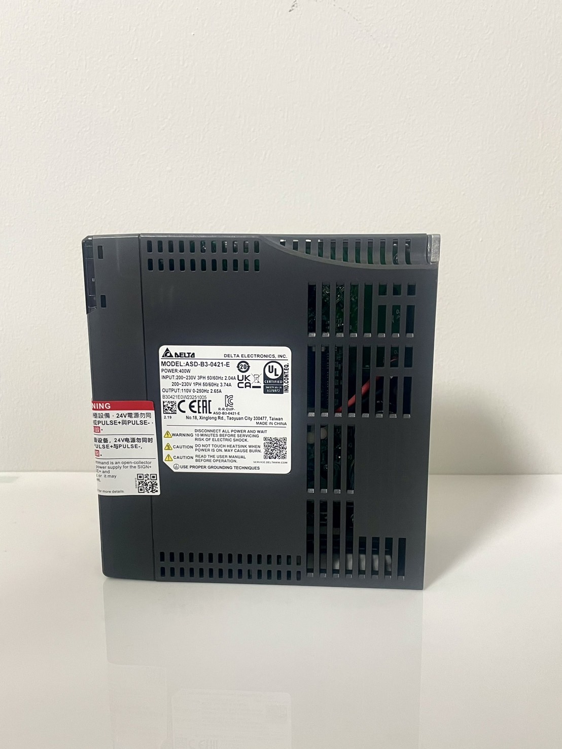 Delta AC Servo Drive ASD-B3-0421-E 400W 220V 3/1-Phase, EtherCAT