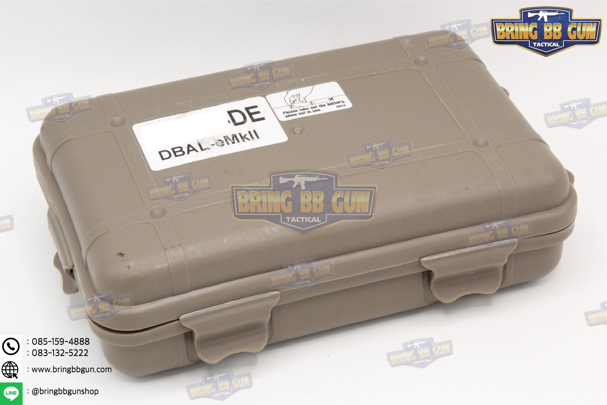 กล่อง DBAL-eMK2 (ไฟฉาย+เลเซอร์ชี้เป้าสีแดง+เลเซอร์ชี้เป้าIR) (กล่องแบตไฟฉาย+เลเซอร์สีแดง)