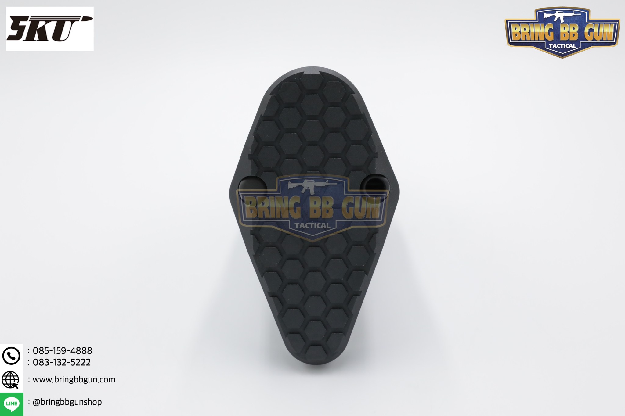 พานท้าย PDW RETRACTABLE ยี่ห้อ 5KU (พานท้าย PDW สำหรับปืนระบบแก็สที่มีลุกบัฟเฟอร์-สปริงบัฟเฟอร์)