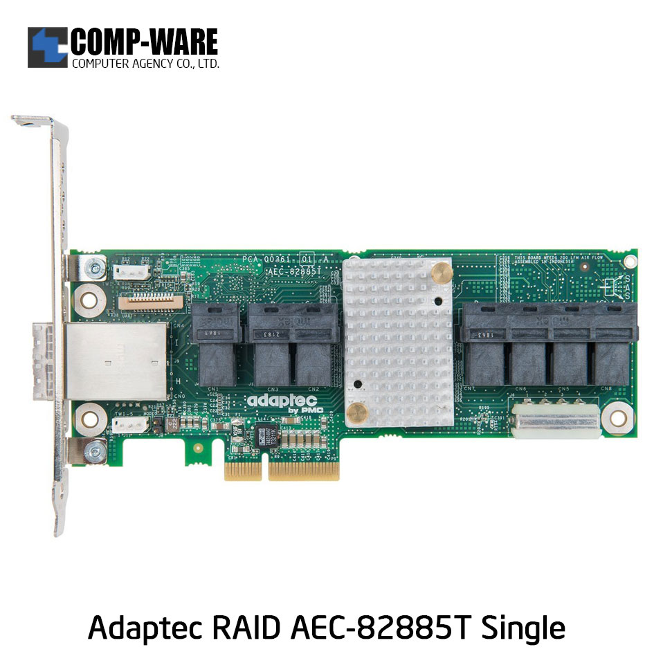 Microsemi Raid Controller 2283400-R (28-Port Internal,8-Port External) PCIe AEC-82885T Single