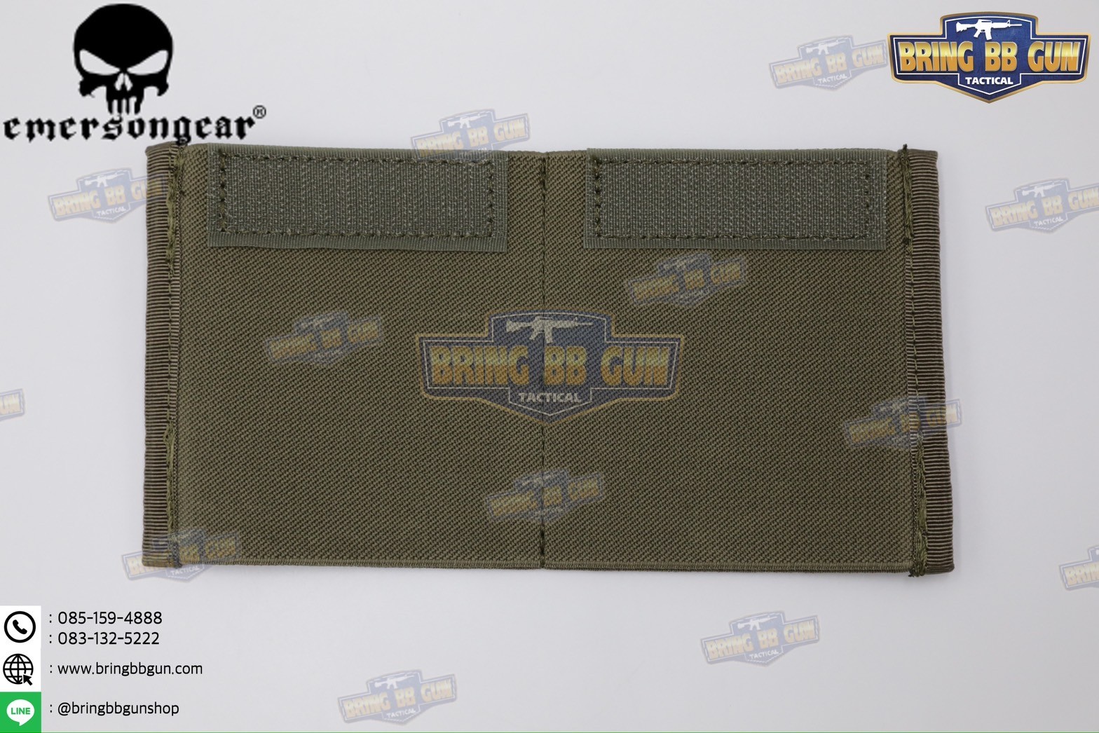 กระเป๋าจิงโจ้ติดเสื้อเวส ทรงสี่เหลี่ยม ยี่ห้อ Emerson (Emersongear Tactical Action Pouch) (Armor Carrier Drop Pouch) (Lower Accessories Pouch) (Drop Pouch)