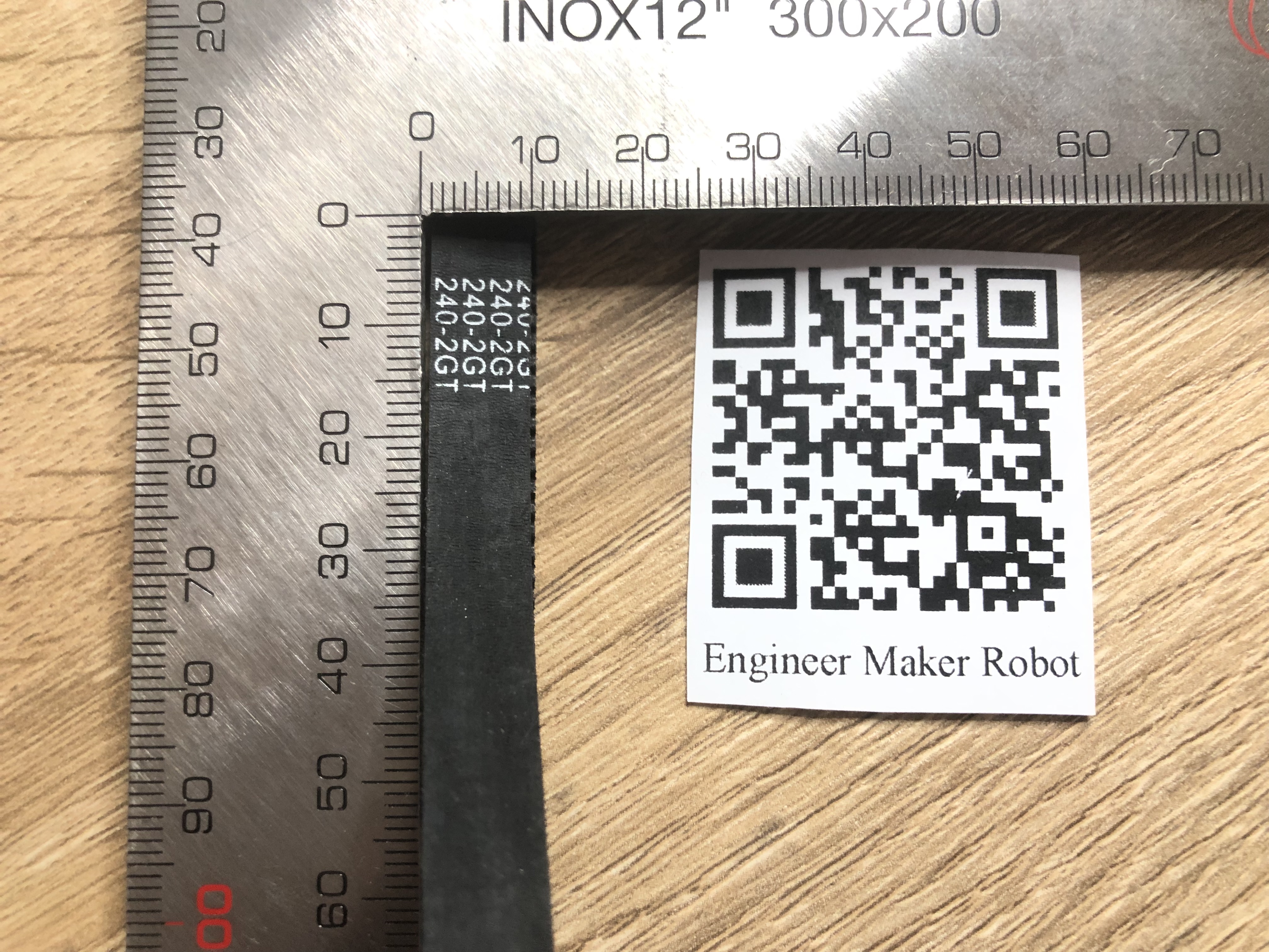 Timing belt วงปิด ความยาวเส้นรอบวง 240 mm (240-2GT-10) สำหรับสายพานกว้าง 10 mm