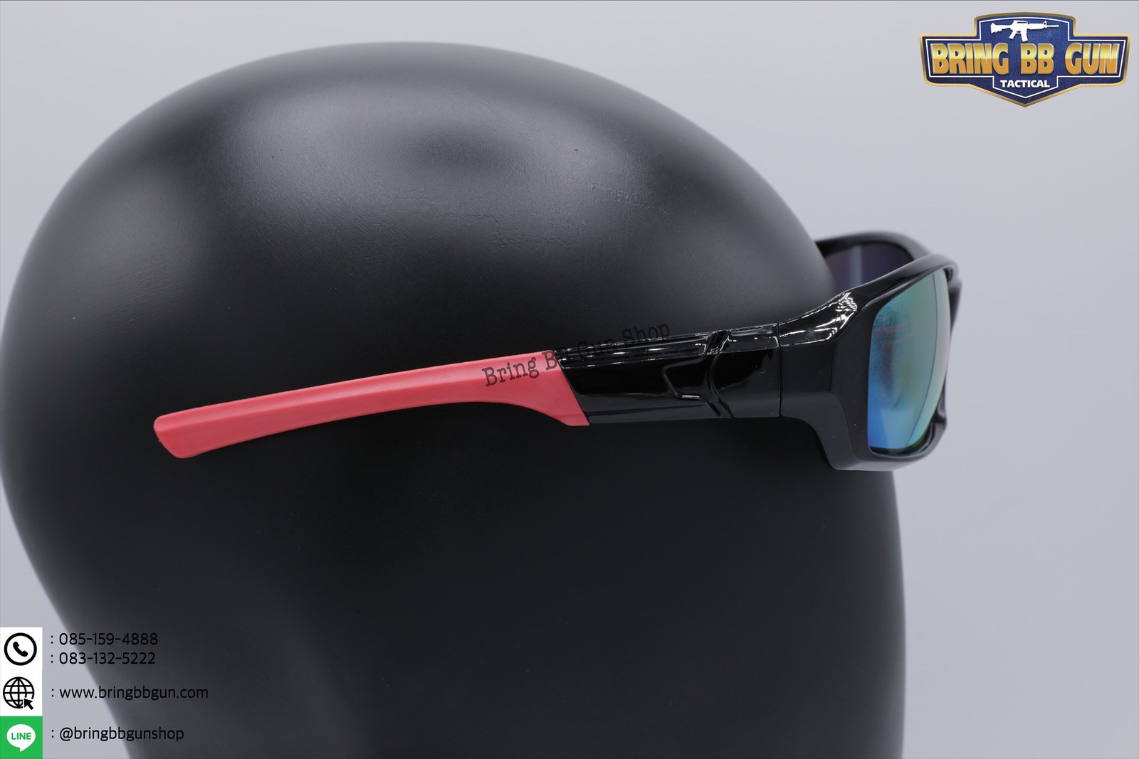 แว่นกันแดด เลนส์ Polarized (เลนส์โพลาไรซ์) รุ่น ทรงสปอร์ต 02