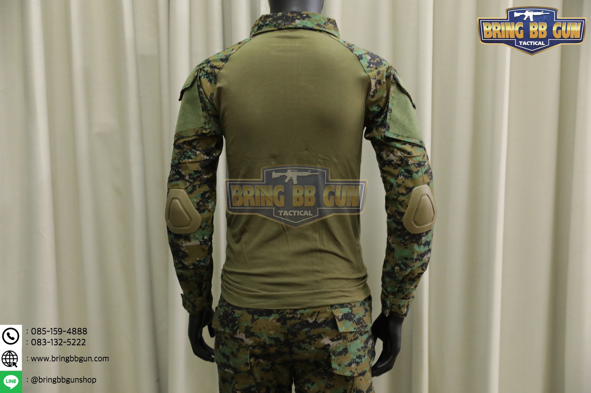 ชุดคอมแบทเชิ้ต Gen2 (Combat Frog Suit G2) (เสื้อ+กางเกง+สนับเข่า+สนับศอก)