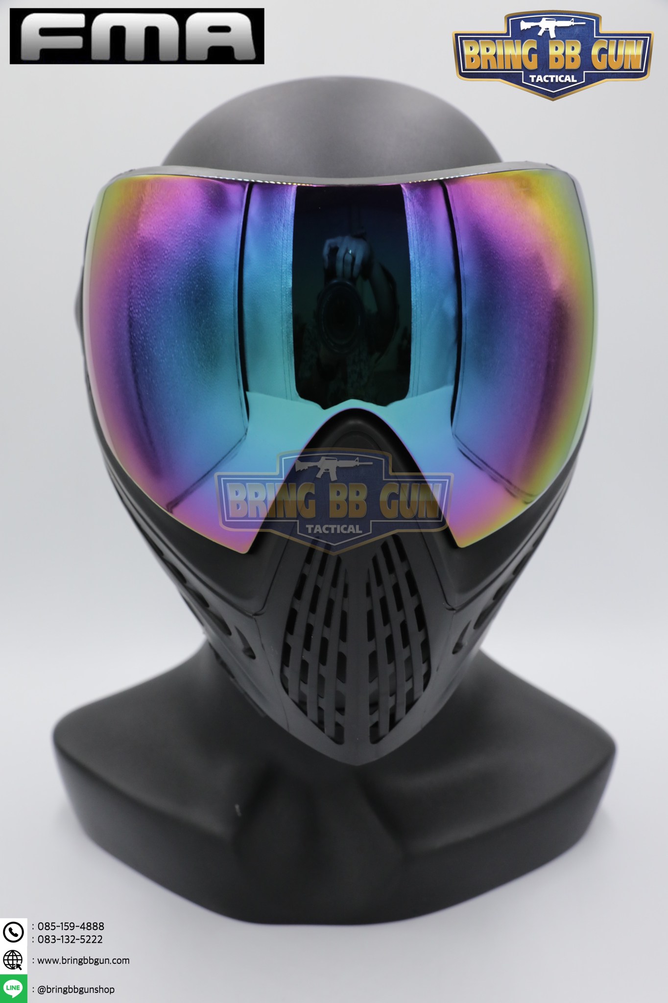 เลนส์หน้ากาก F1 ยี่ห้อ FMA รุ่น เลนส์1ชั้น