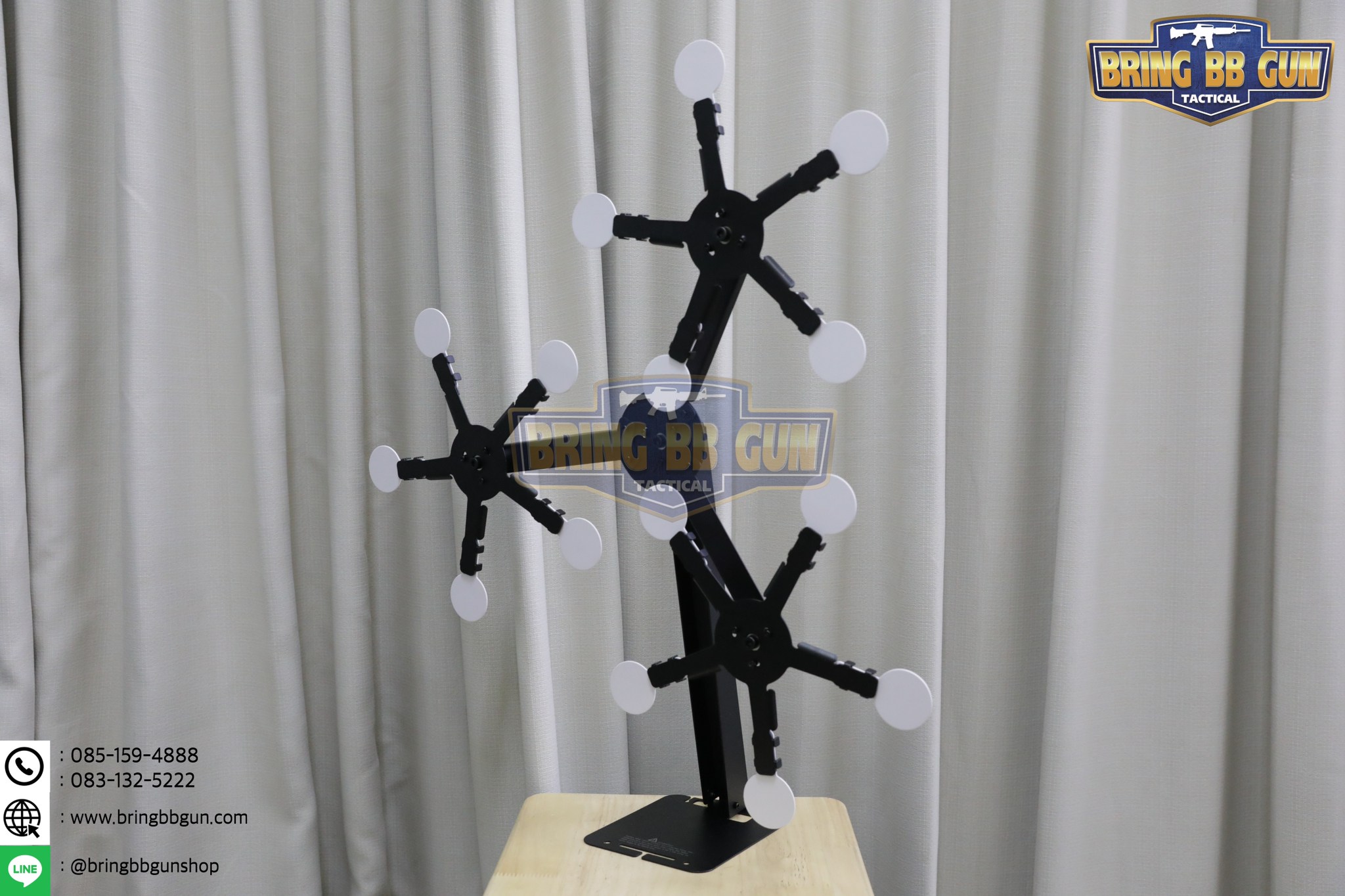 เป้าเพลทเหล็กสำหรับฝึกซ้อมยิงปืนบีบีกัน รุ่น 3XTexas Star