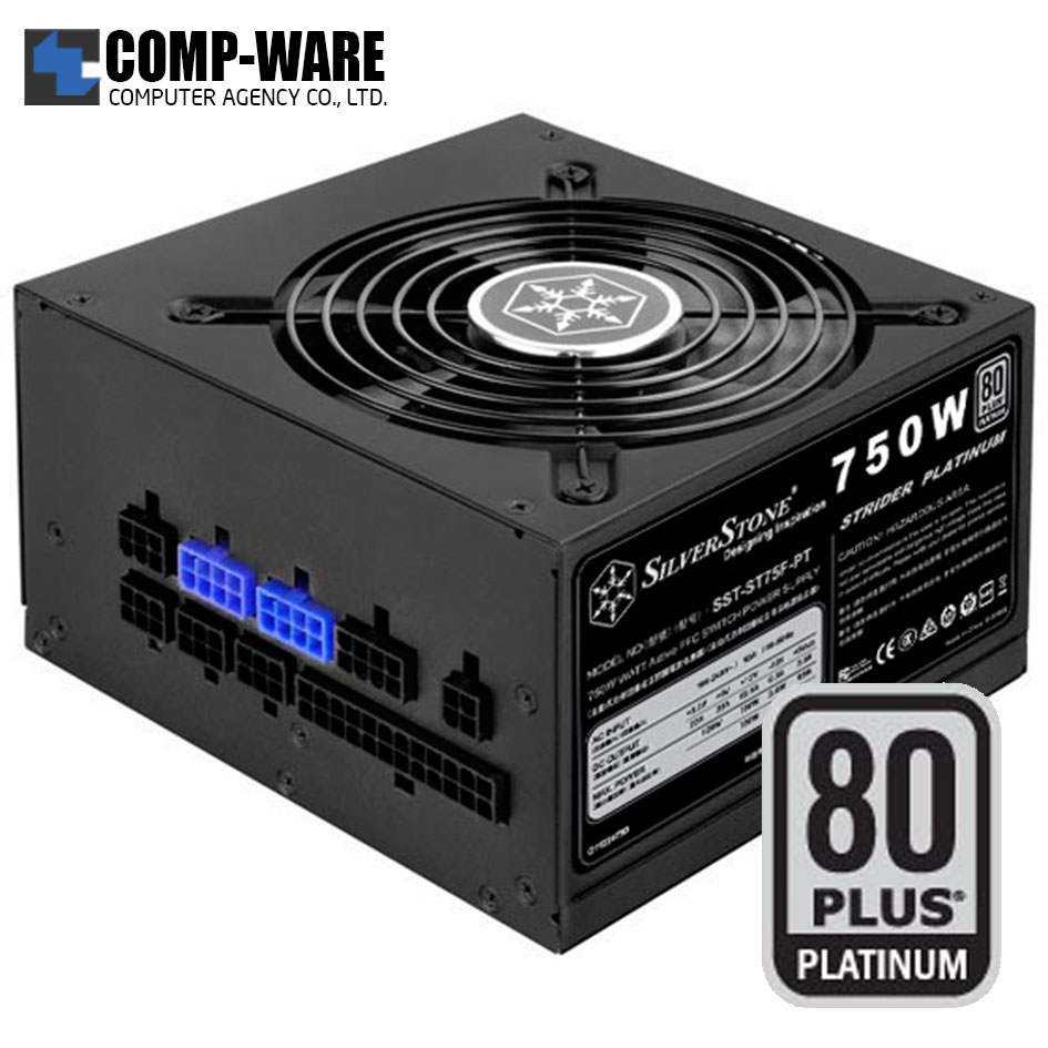 SilverStone Strider ST75F-PT 750Watt 80Plus Platinum ATX Power Supply